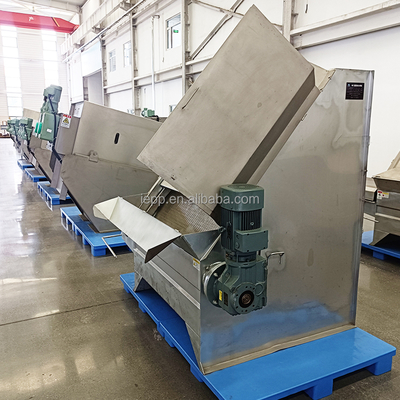 IEPP Manufacturer Factory Fresh Cow Dung Screw Press Dehydrator Supplier Dairy Swine Farm Manure Dewatering Screen Separator