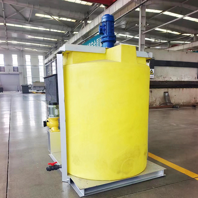 IEPP Portable Manual Automatic PE Plastic Chemical Dosing Storage tank PAC PAM Wastewater Treatment Equipment With Metering Pump