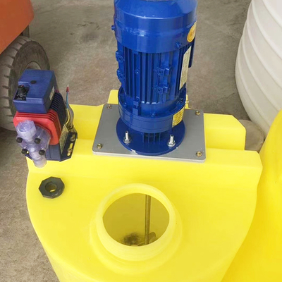 IEPP Portable Manual Automatic PE Plastic Chemical Dosing Storage tank PAC PAM Wastewater Treatment Equipment With Metering Pump