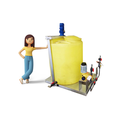 IEPP China Factory Wastewater Treatment Plant Chemical Dosing Device Pe Storage tank Manual Polymer Preparation System Equipment
