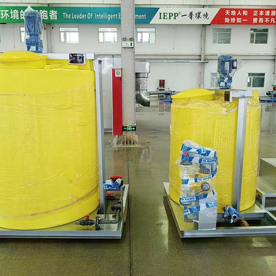 IEPP Grey Plant Chemical Dosing Device Pe Storage tank Machine Polymer Preparation System dos for Wastewater Treatment Equipment