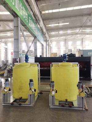 IEPP 2023 Innovative Function PE Wastewater Treatment Equipment Machine Coagulant Dosing Mixture Polymer Preparation Unit tank