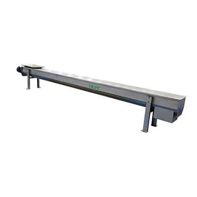 IEPP Stainless Steel Wastewater Treatment Disposal Screw Blade Sludge Transport Machine Helical Shaftless Spiral Auger Conveyor