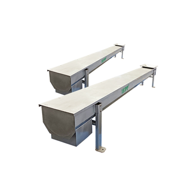 Sludge Conveying Equipment Shaftless Screw Conveyor Farms Manufacturing Plants Retail Hotels Pump Motor PLC Bearing Gearbox