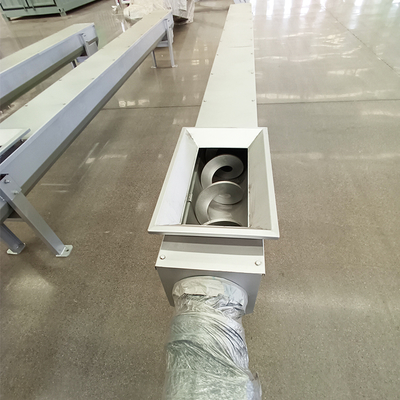 IEPP Ss304 Continuous Endless Truck Cargo Loading Bucket Self-Cleaning Helical Blade Shaftless Screw Conveyor Home Use Motor PLC