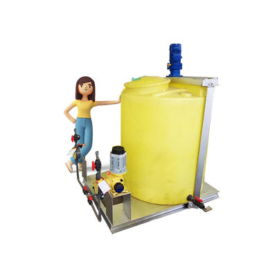 IEPP Grey Plant Chemical Dosing Device Pe Storage tank Machine Polymer Preparation System dos for Wastewater Treatment Equipment