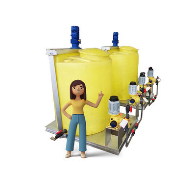IEPP 2023 Innovative Function PE Wastewater Treatment Equipment Machine Coagulant Dosing Mixture Polymer Preparation Unit tank